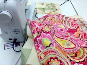 One quilt being made for donation